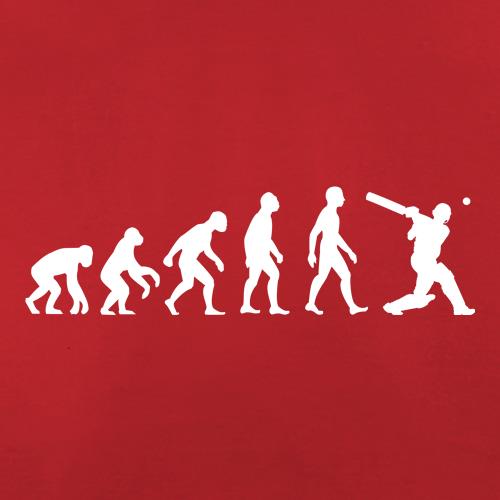 Evolution of Man Cricket Player t-shirts
