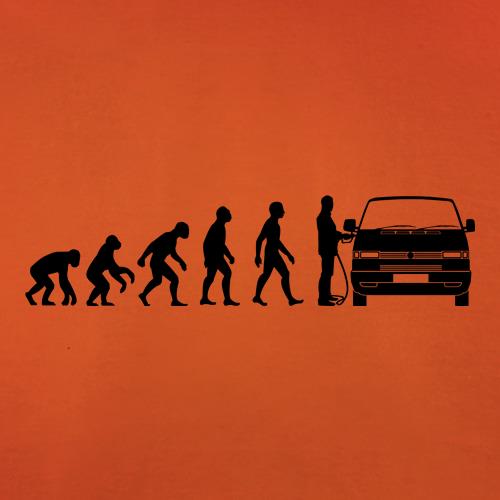 Evolution of Man T4 Campervan t-shirts
