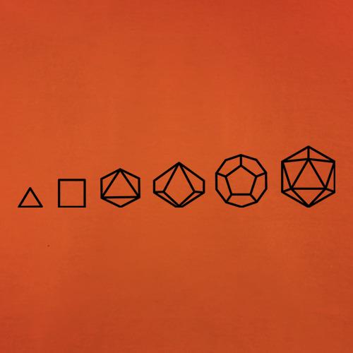 Evolution of Role Playing Dice t-shirts