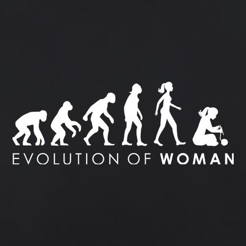 Evolution Of Woman Knitting t-shirts