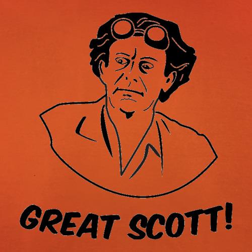 Great Scott t-shirts