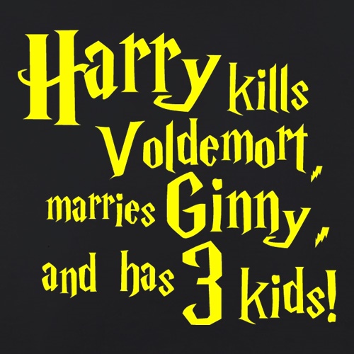 Harry Potter Spoiler t-shirts