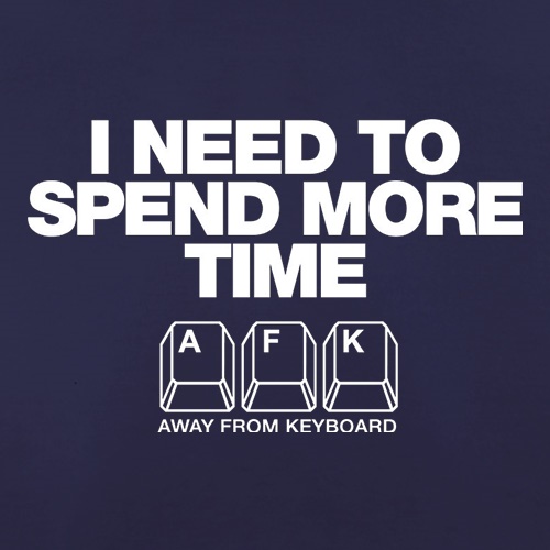 I Need To Spend More Time Away From Keyboard t-shirts