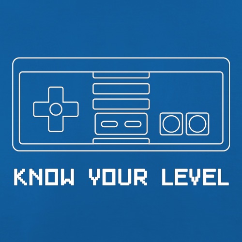 Know Your Level t-shirts