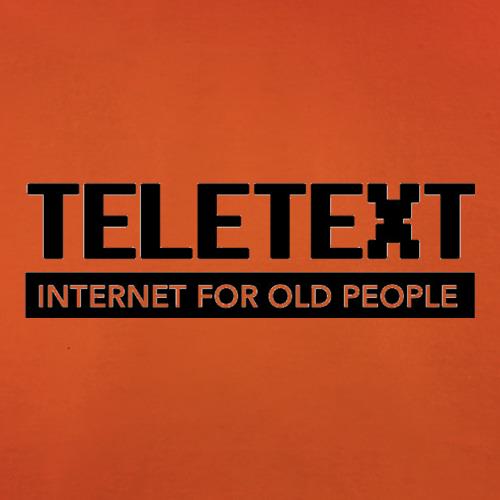 Teletext Internet For Old People t-shirts