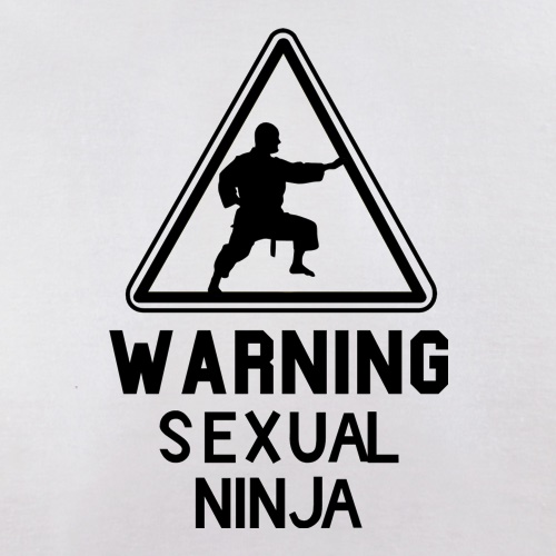 Warning Sexual Ninja t-shirts