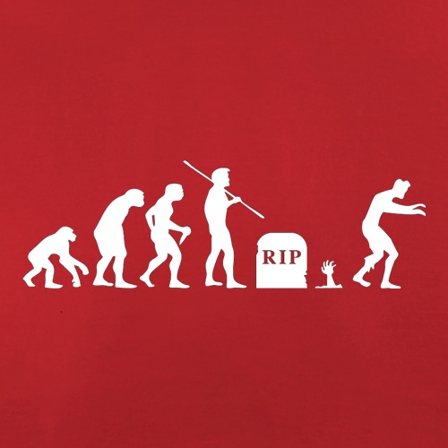 Zombie Evolution t-shirts