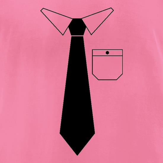Shirt & Tie t-shirts for ladies