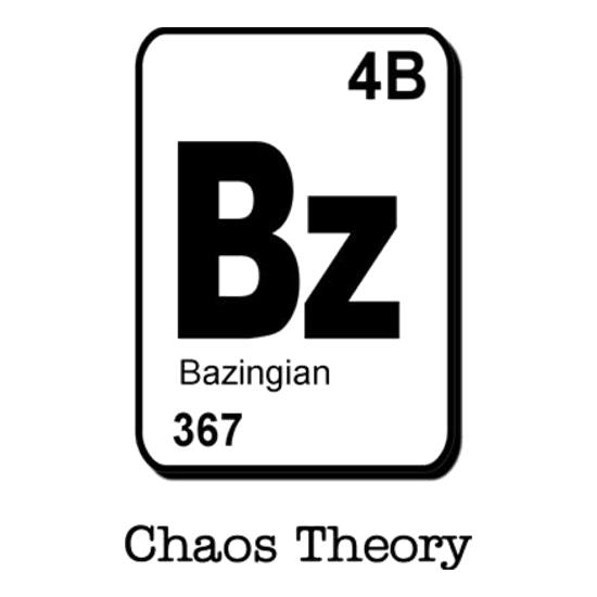 Bazinga Chaos Theory t-shirts