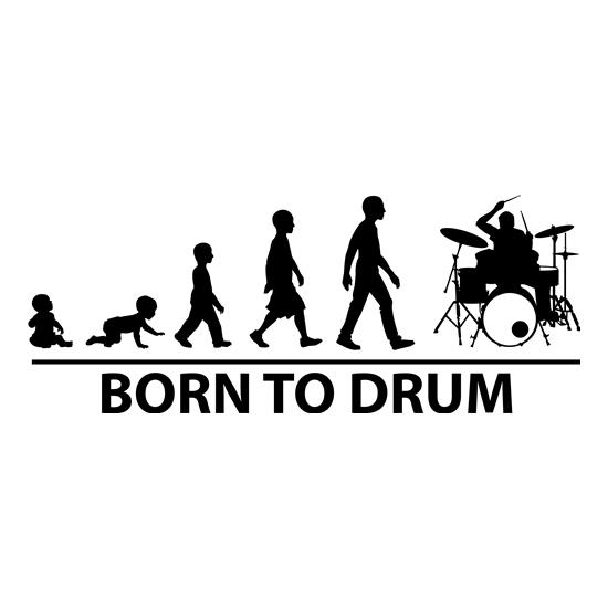 Born To Drum t-shirts