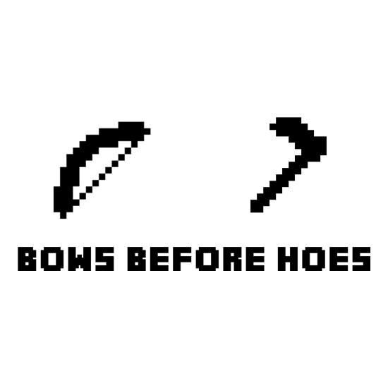 Bows Before Hoes t-shirts