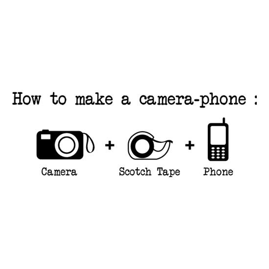 How To Make A Camera Phone t-shirts