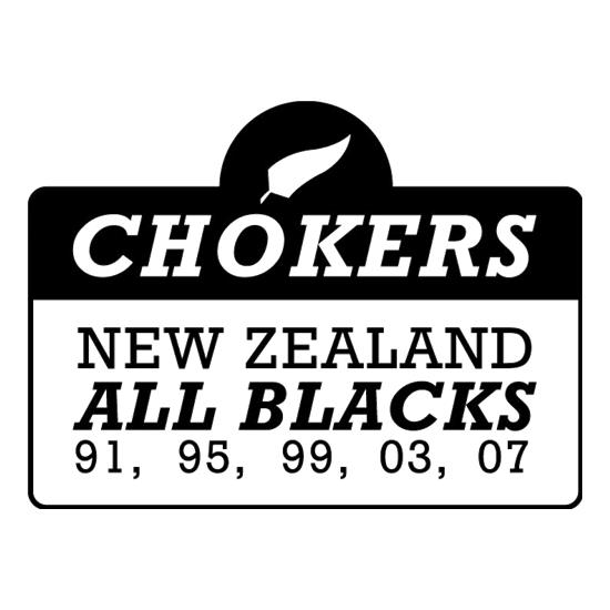 Chokers New Zealand All Blacks t-shirts