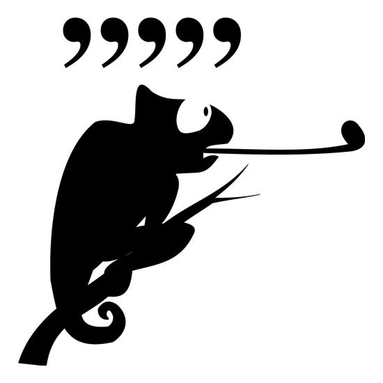 Comma Chameleon t-shirts