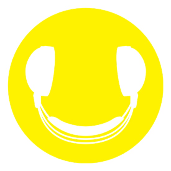 DJ Headphones Smiley Face t-shirts