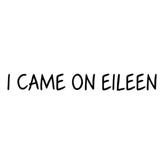 I Came On Eileen t-shirts