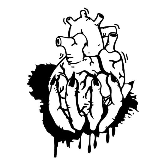 Hand Heart Burst Top t-shirts
