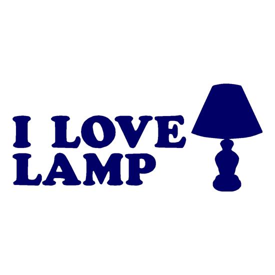 I Love Lamp t-shirts