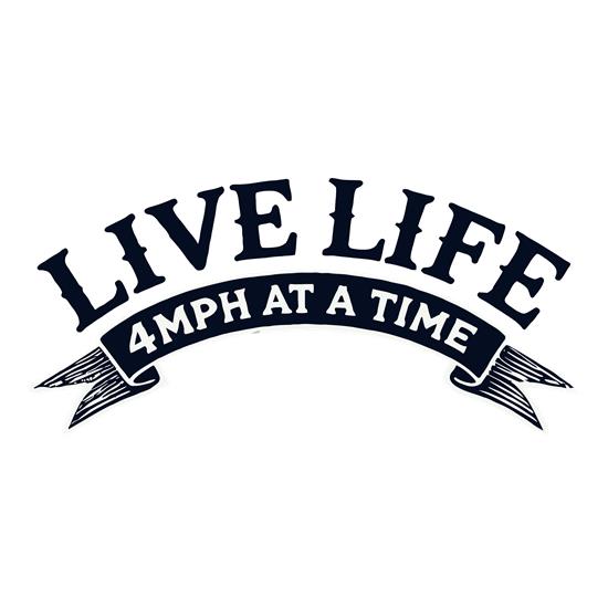 Life life 4mph at a time canal narrow boat t-shirts