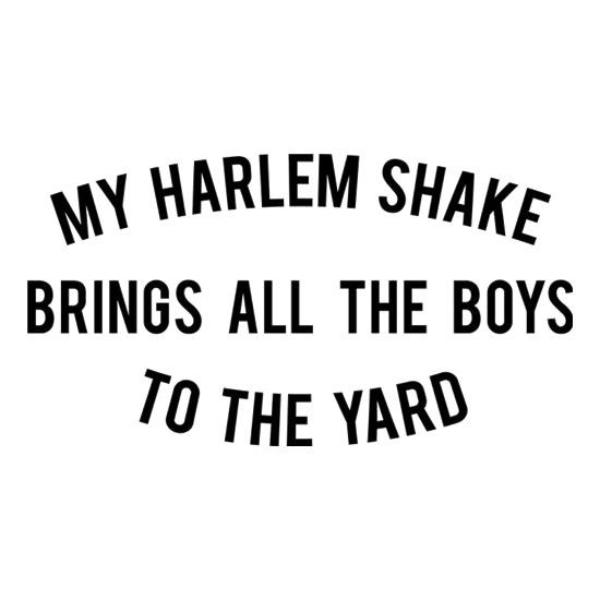 My Harlem Shake Brings All The Boys To The Yard t-shirts