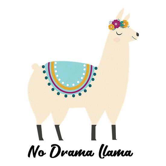 No Drama Llama t-shirts