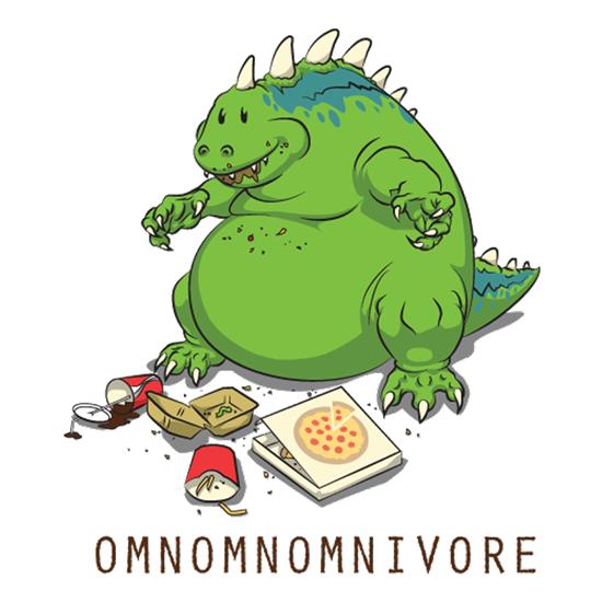 Omnomnomnivore t-shirts