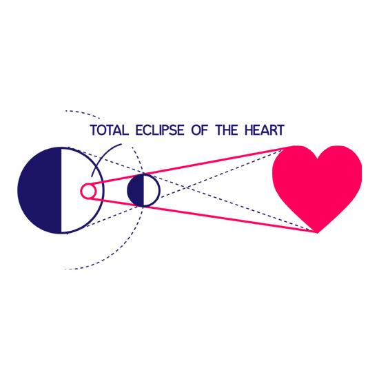 Total Eclipse Of The Heart t-shirts