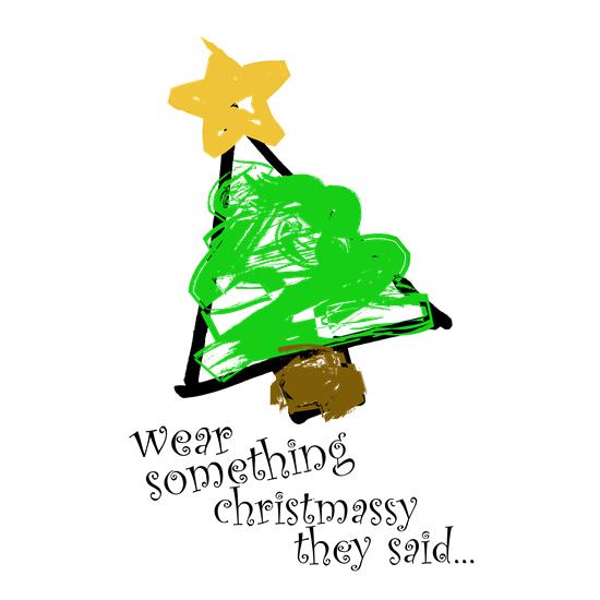 Wear Something Christmassy t-shirts