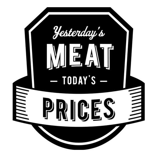 Yesterday's Meat Today's Prices t-shirts