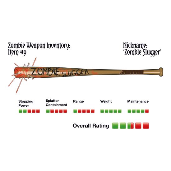 Zombie Slugger t-shirts