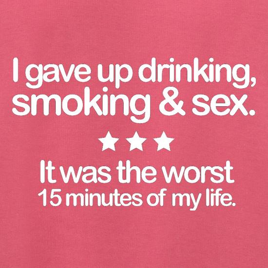 I Gave Up Drinking, Smoking & Sex Jumpers