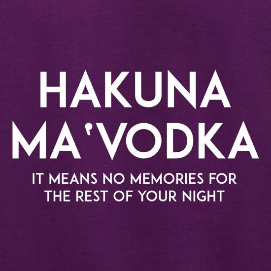 Hakuna Ma'Vodka Jumpers