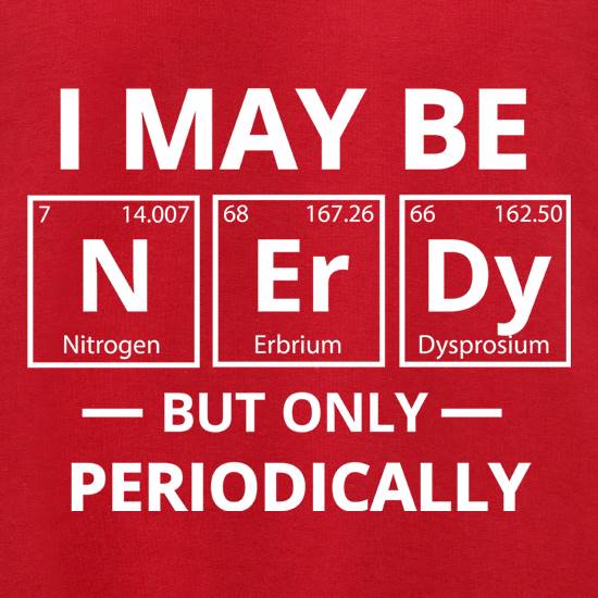 I May be Nerdy, But Only Periodically Jumpers