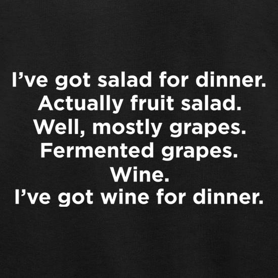 I'm Having Wine/Fruit For Dinner Jumpers