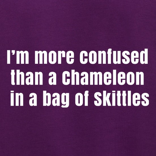 I'm More Confused Than A Chameleon In A Bag Of Skittles Jumpers