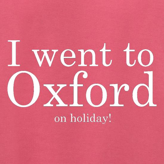 I Went To Oxford (on holiday) Jumpers