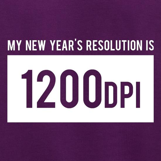 My New Year's Resolution Is 1200dpi Jumpers