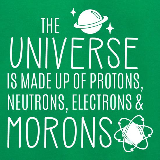 The Universe is made of Protons, Neutrons Morons Jumpers