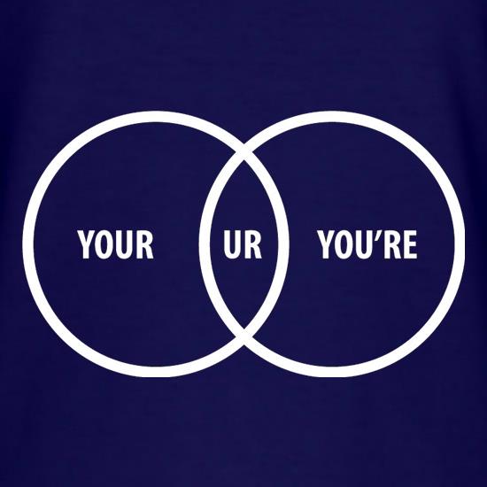 Your Ur You're T-Shirts for Kids