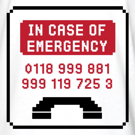 In Case Of Emergency Long Sleeve T-Shirts