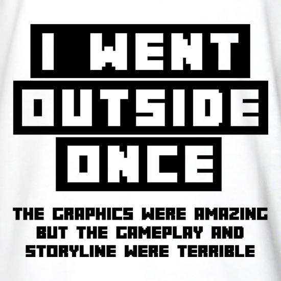I Went Outside Once Long Sleeve T-Shirts