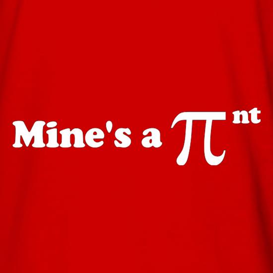 Mine's A Pint Geek Long Sleeve T-Shirts