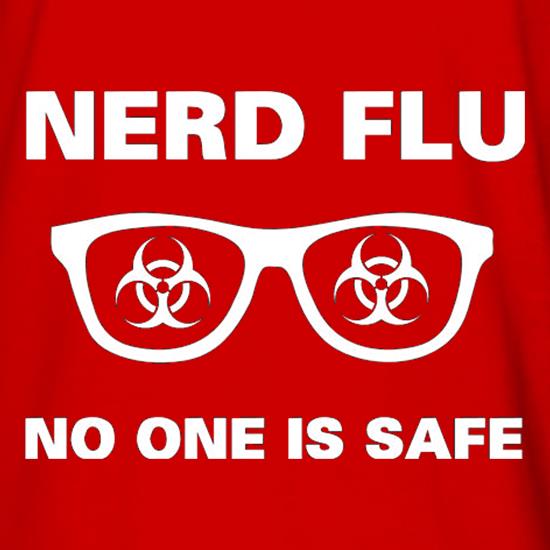 Nerd Flu No One Is Safe Long Sleeve T-Shirts