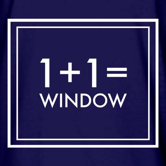One Plus One Equals Window Long Sleeve T-Shirts