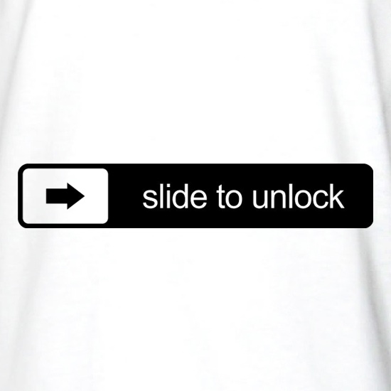 Slide To Unlock Long Sleeve T-Shirts