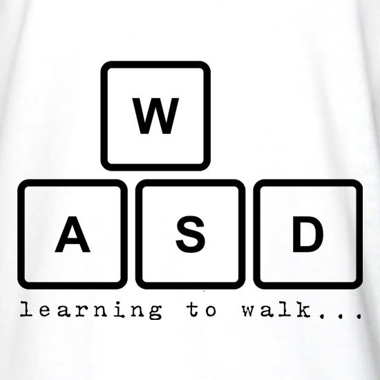 WASD Learning To Walk Long Sleeve T-Shirts