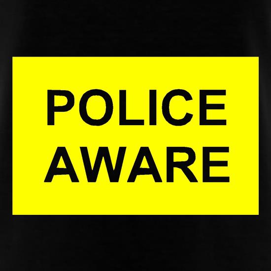 Police aware t-shirts
