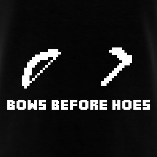 Bows Before Hoes t-shirts