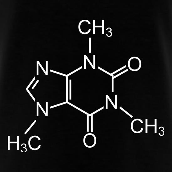 Caffeine Symbol t-shirts