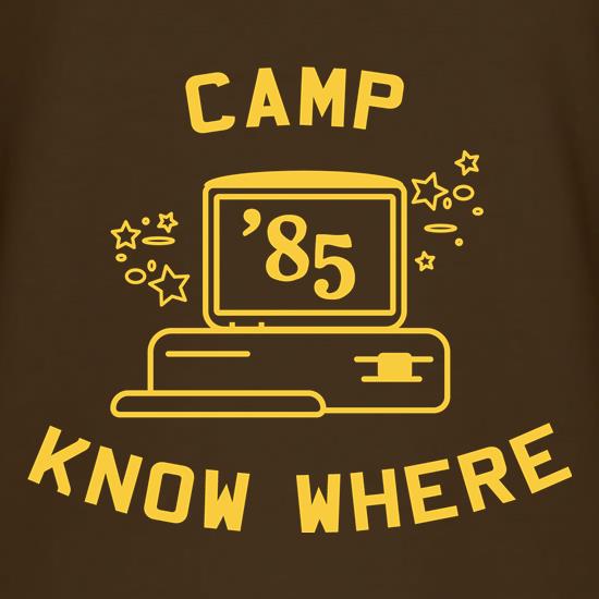 Camp Know Where t-shirts